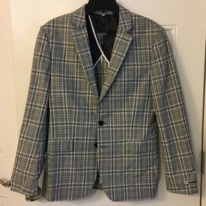 Mens Plaid Express Sportcoat